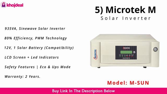 Best Solar Inverter For Home 2022 ✅ Top Solar Battery Inverter Review & Buying Guide ✅