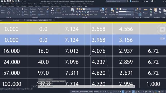 D-04 l Advanced Table Features l Arabic Autodesk®AutoCAD®2021First Completed Advanced Lessons