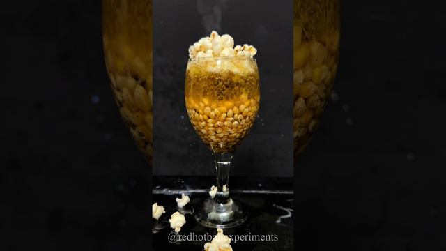 RHCB vs Popcorn 🍿 #satisfying #asmr #experiment #rhcb #science #popcorn