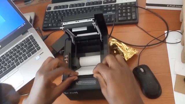 How to setup e-pos thermal receipt printer tep 300