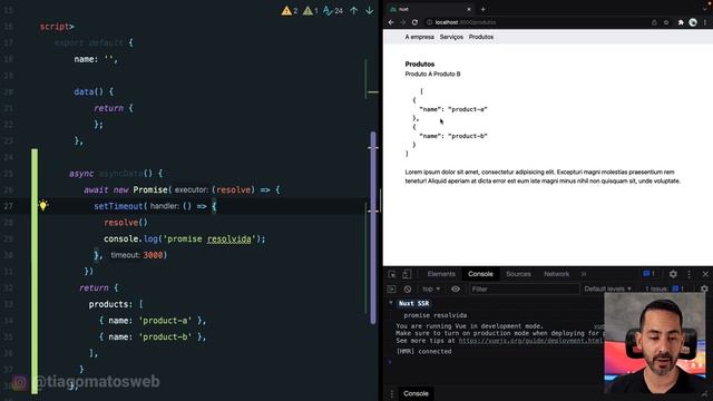 Curso gratuito Nuxt.js 2 #7 - Busca de dados asyncData