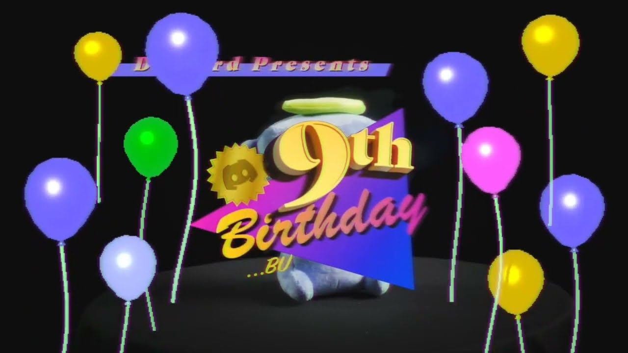 9 Лет ДЕНЬ РОЖДЕНИЯ Discord Перевод на Русском