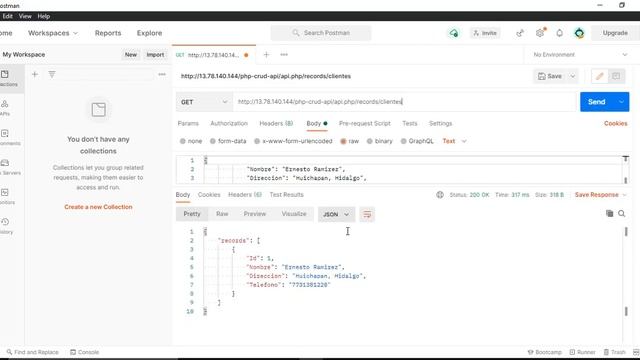 Práctica: Creando una API mediante Docker y LAMP