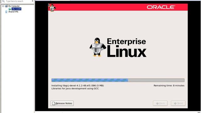 Oracle Linux 5 Installation on Virtual Machine Vmware