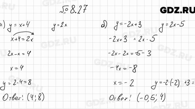№ 8.27 - Алгебра 7 класс Мордкович