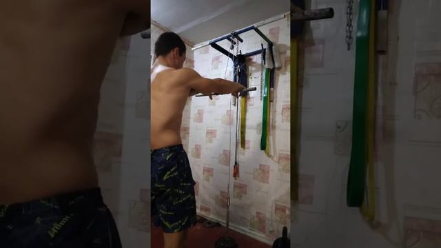 подкачка спины для переднего виса!#воркаут
