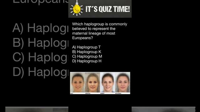 Which haplogroup is commonly believed to represent the maternal lineage of most Europeans?
