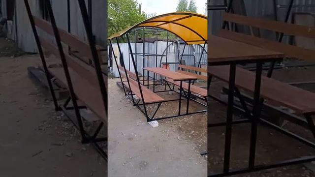 Беседка из поликарбоната