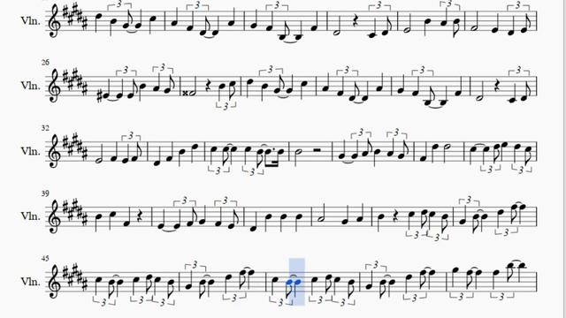 Violin Sheet Music: How to play Lemon by Kenshi Yonezu 米津玄師