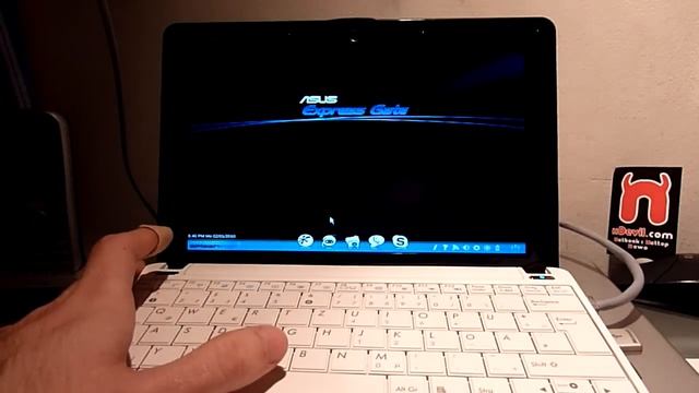 Asus Eee PC 1001P Splashtop Instant On OS Demo