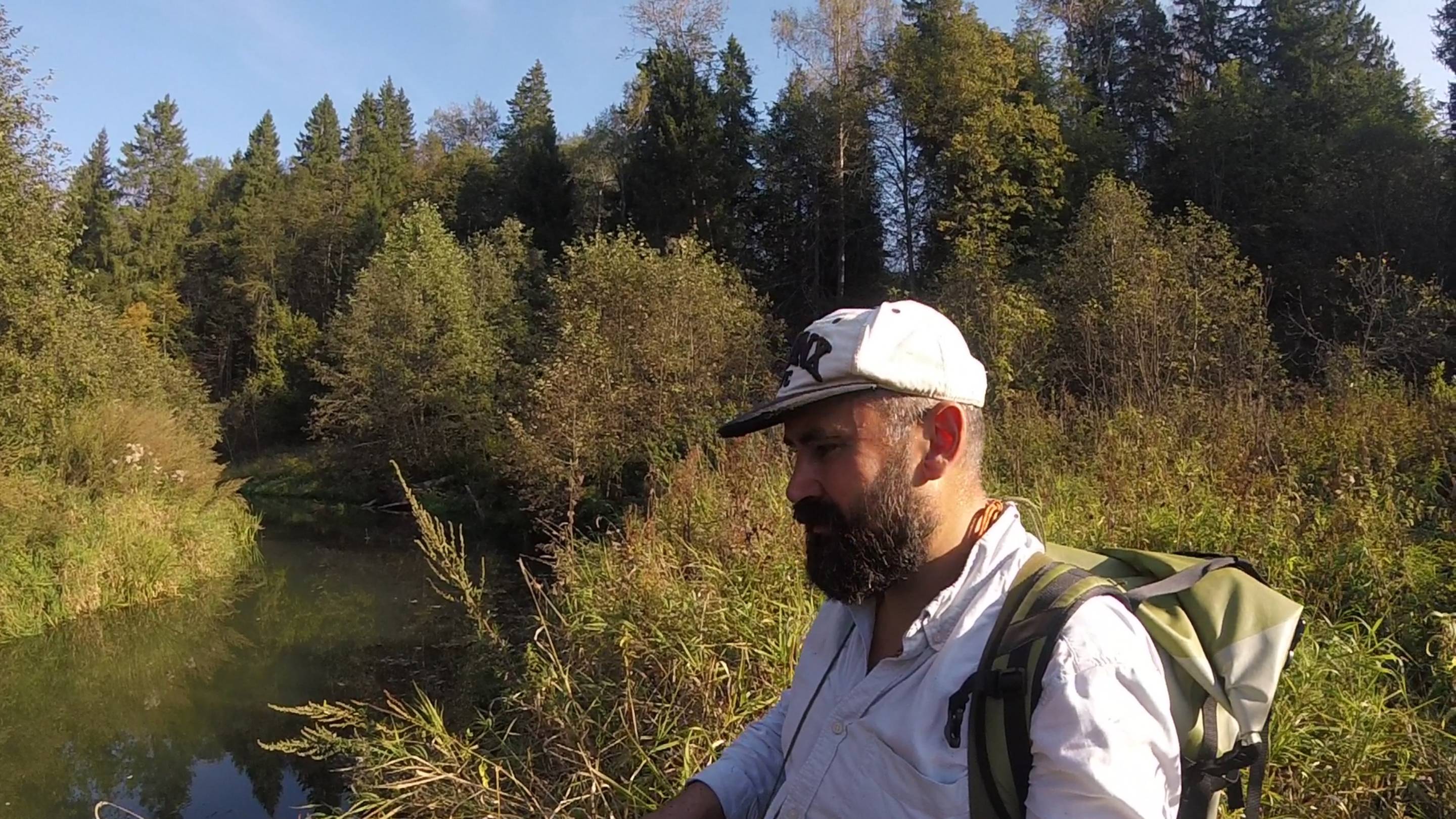 Деревня Соснино (рыбалка на реке Веля)