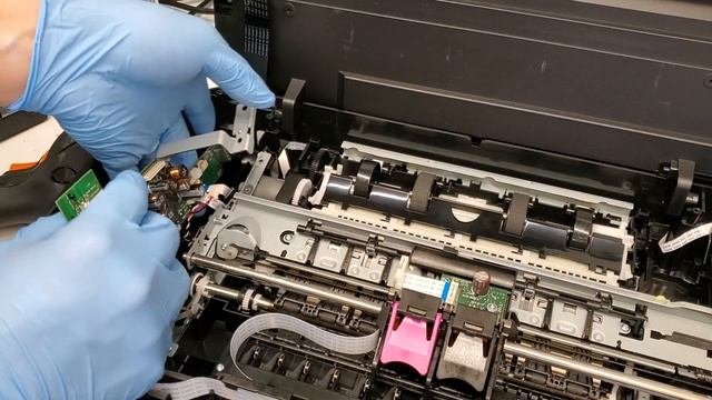 Taking Apart HP ENVY 4520 Printer For Parts Or Repair How To