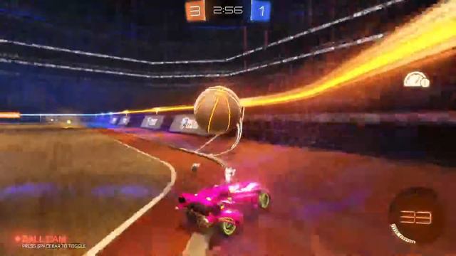 rocket league huge ping but win