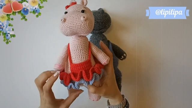 Бегемотики крючком