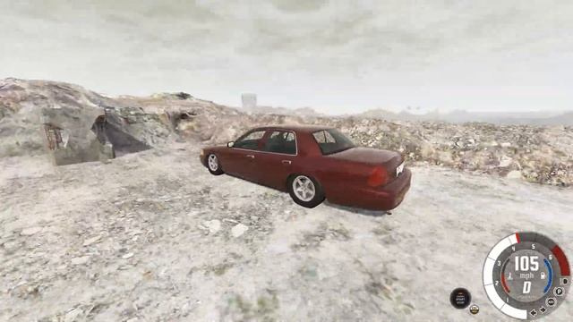 BeamNG - Ford Crown Victoria Crashes