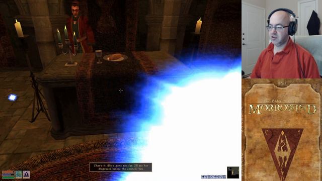 To Kill a Vampire in Nerano Ancestral Tomb - Let's Play Morrowind (Semi-Blind) - 187