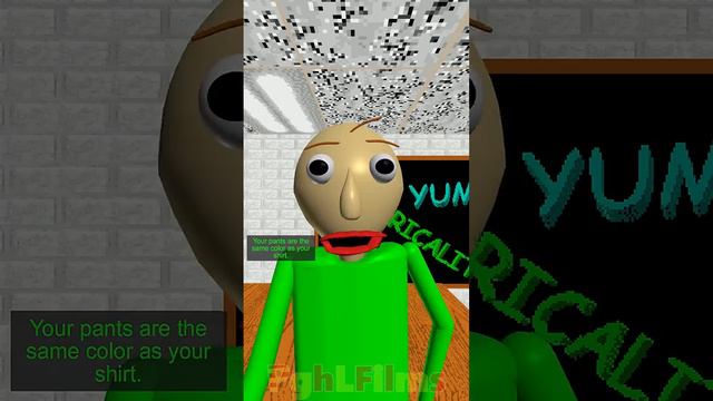 Балди издевается над Бэдсум, но с дополнительными кадрами (анимация)