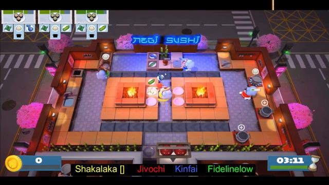 CoCGaming Overcooked 2 [1-2 to 4] - Professional Chefs w Jivonchi, Kinfai, Fidewae