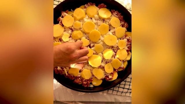 Мясо  по французски. Картофель с фаршем мясопофранцузки мясопофранцузски