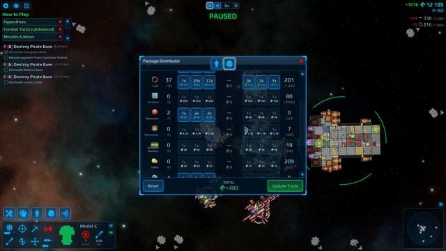 (21) COSMOTEER: STARSHIP ARCHITECT & COMMANDER = Gameplay