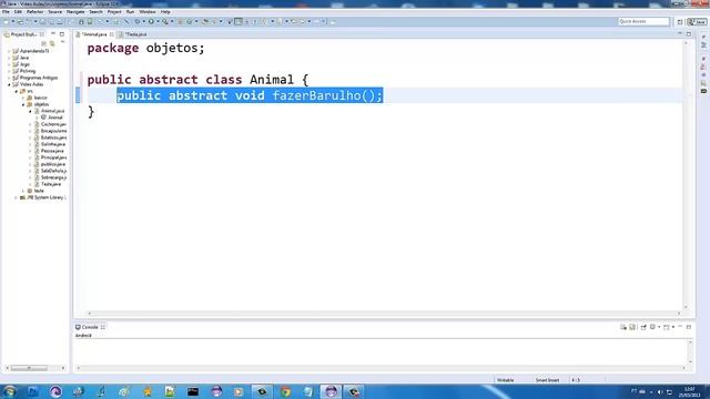 Aula de Java 032 - abstract, classes abstratas