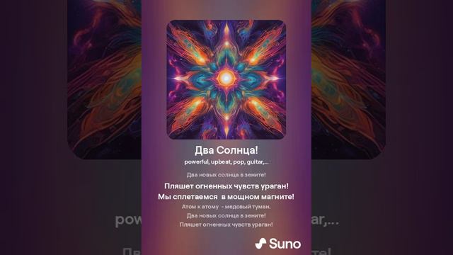 Два Солнца Роман С & suno AI