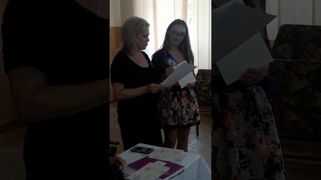 Маргарита Голосеева, аттестат об окончании 9 класса.