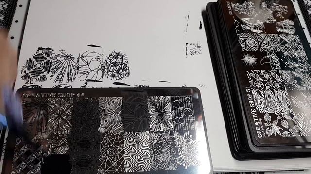 Стемпинг Creative Shop stamping plate