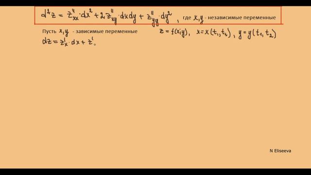 Ф2П 24. Дифференциал второго порядка функции двух переменных (часть 1) (720p)