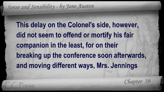Chapter 39 - Sense and Sensibility by Jane Austen