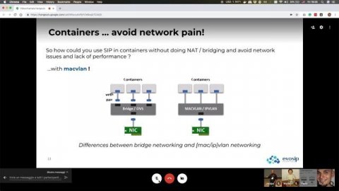 evosip: creating a VoIP platform on top of Docker and Kubernetes