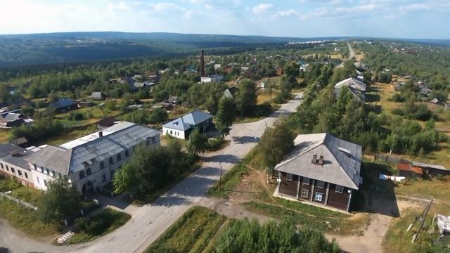 Полёт над посёлком Таёжный