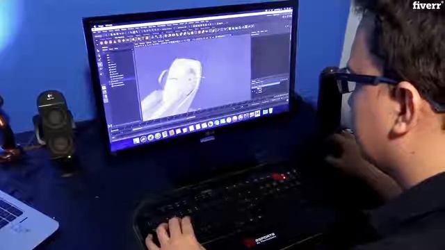3D modeling project, including texture, rig, animation and render