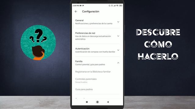 Cómo Activar y Desactivar el Control Parental de la Play Store Desde Android
