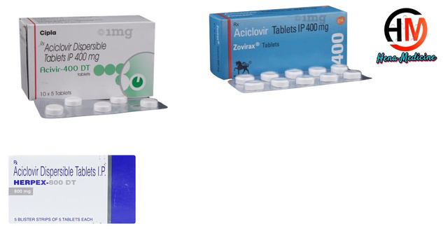 Aciclovir Tablets। Acivir Tablets।Zovirox Herpex। Harpikind। Ocuvir Tablets For Hena medicine