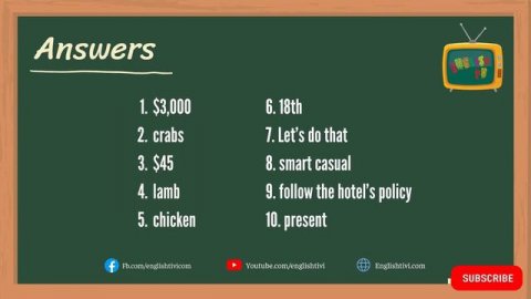 10 Minute English Listening Exercise #1 | Study with English TV ✔