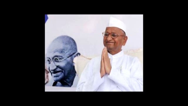 Anna Hazare.by Mujtaba Aziz Naza