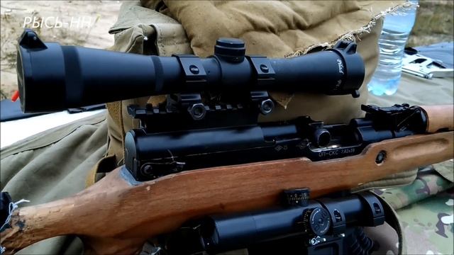КАРАБИН СКС С РАЗНЫМИ ПРИЦЕЛАМИ ОБВЕСОМ