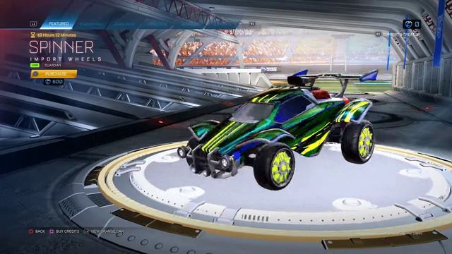 Rocket League *new* Exclusive Painted Spinner, Item shop 2021 03 31