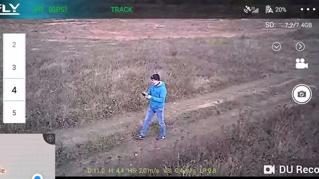 Обзор квадрокоптера C-fly dream. Полет по точкам Follow Me GPS 1080p