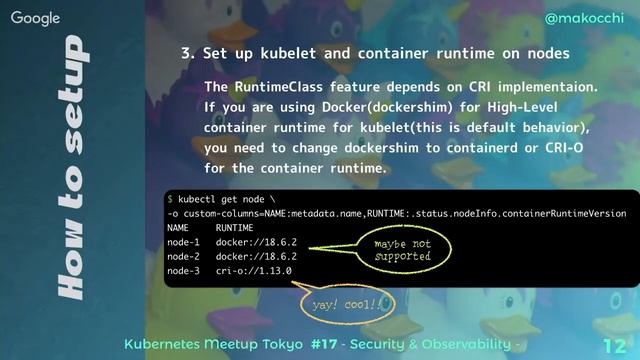 About Kubernetes Runtime Class - Let's select the container runtime as you like -