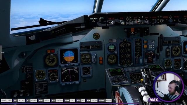 UNNT Толмачево Новосибирск Россия - USSS Кольцово Екатеринбург Россия MD-80 RotateVatsim