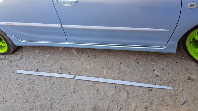 Side moldings Toyota Caldina  ST AZ ZZ 241-246 2002-2007