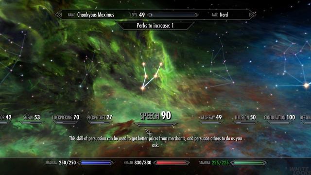 Speech Leveling  - TESV Skyrim Anniversary Edition