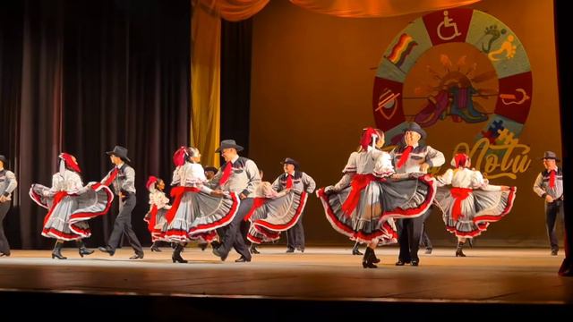 Польки из Тамаулипаса. 2024.труппа Тикуан #upskirt#костюмированный#латино#танец