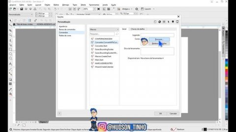 CRIAR ATALHOS DE MACROS NO MENU COREL DRAW