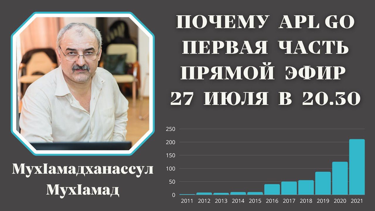 1-Я ЧАСТЬ ПРЕЗЕНТАЦИИ - ПОЧЕМУ APL  - ПРЯМОЙ ЭФИР 27 ИЮЛЯ В 20.30  (2022 г.)