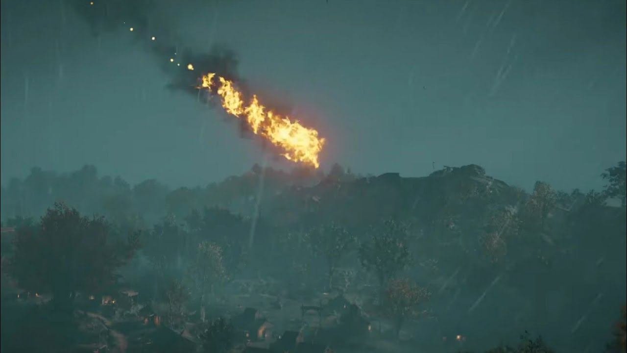 Падение метеорита Assassins Creed Valhalla