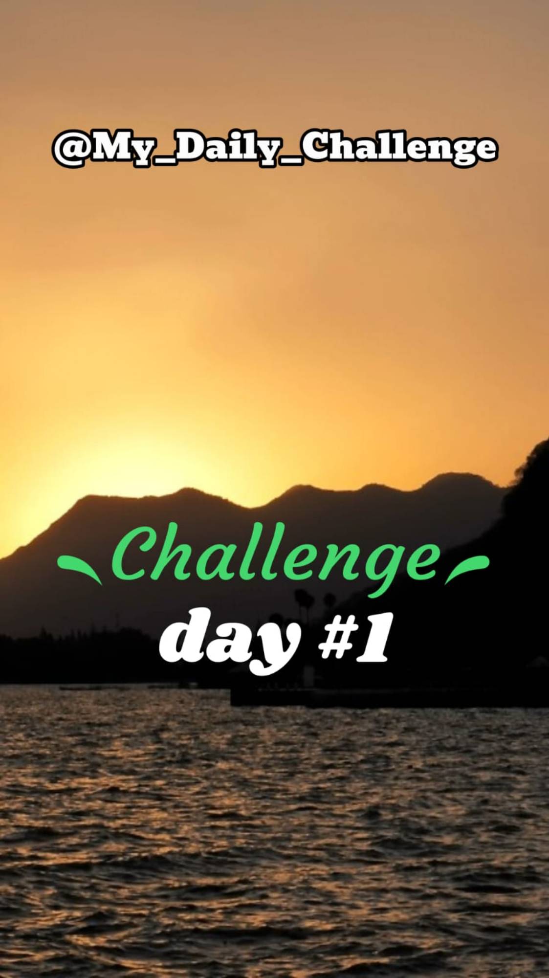 Challenge day #1 (Мотивация день 1)