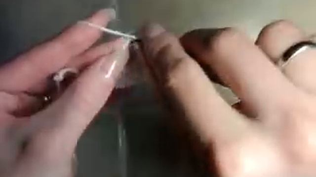 1  Как связать белую шаль, 1, 2,  3 ряды